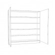 Tall Cupboard with Double Doors 